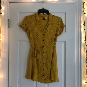 H&M heart print dress